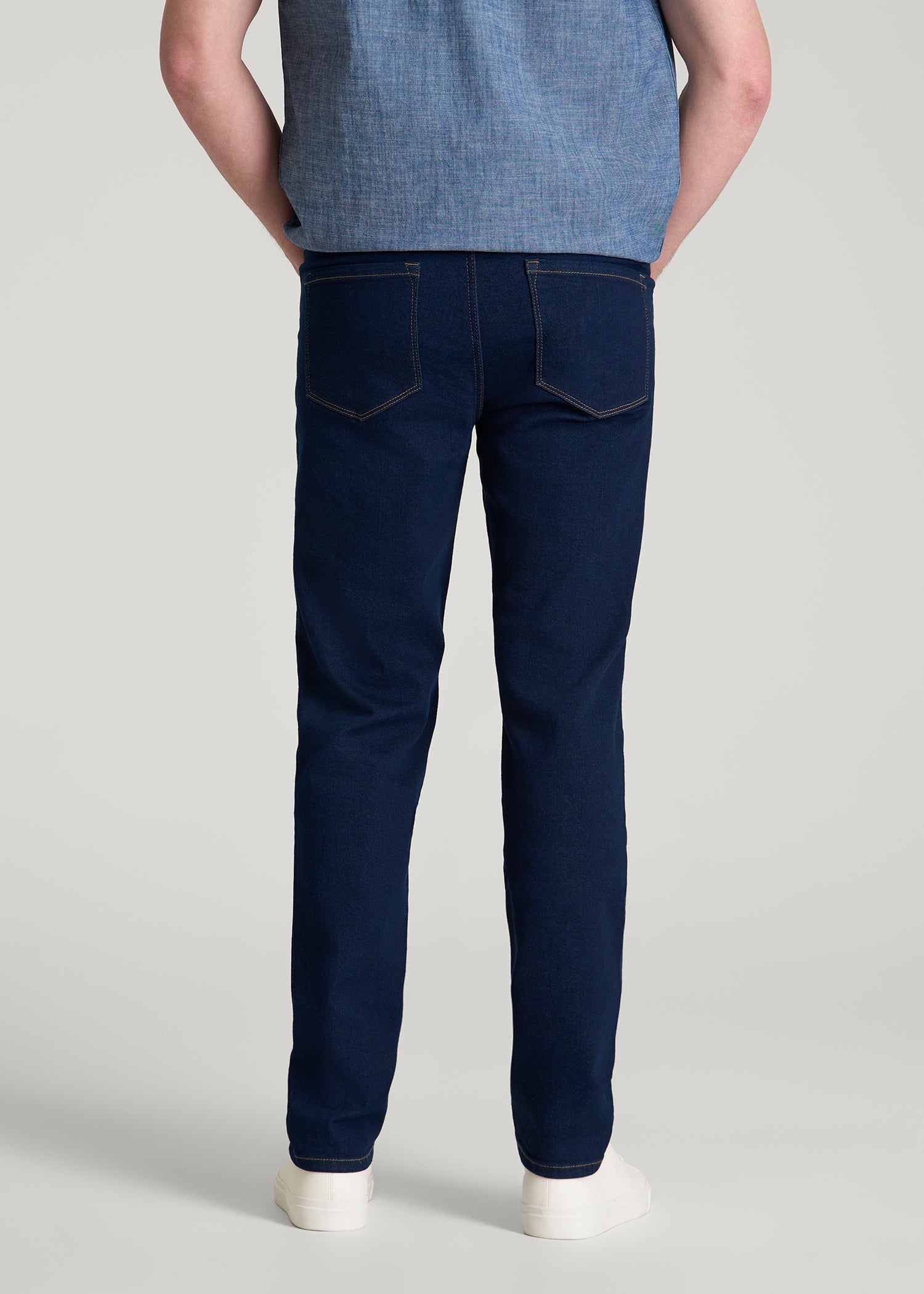 Dylan Slim Fit Jeans Atlantic Blue For Tall Men | American Tall