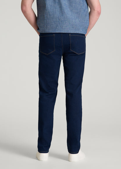 Dylan Slim Fit Jeans for Tall Men in Deep Indigo Wash