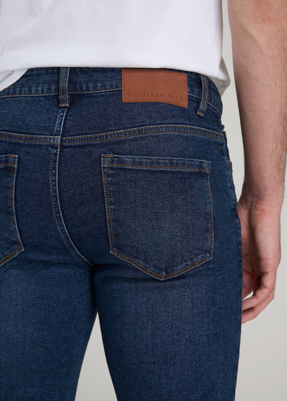 Dylan Slim Fit Jeans for Tall Men in Faded Dark Indigo