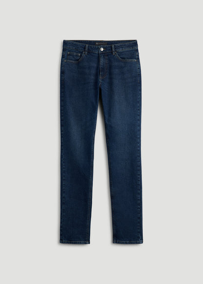 Dylan Slim Fit Jeans for Tall Men in Faded Dark Indigo