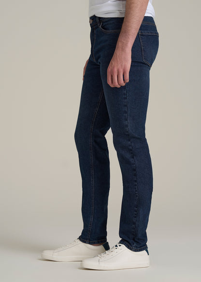 Dylan Slim Fit Jeans for Tall Men in Faded Dark Indigo