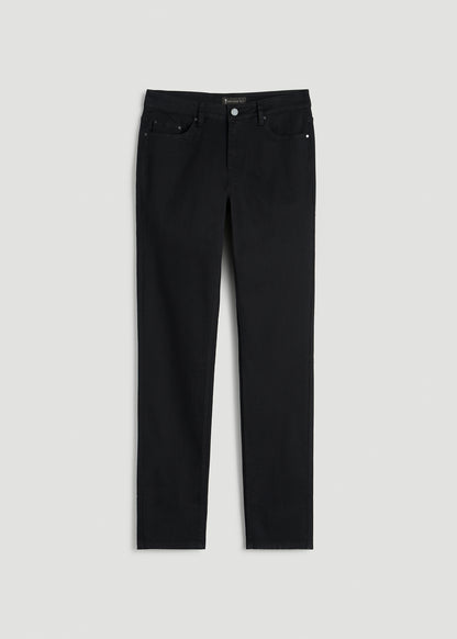 Dylan Slim Fit Jeans for Tall Men in Optimum Black