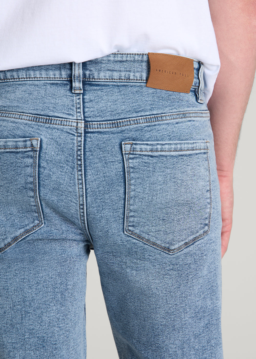 Dylan Slim Fit Jeans Atlantic Blue For Tall Men | American Tall