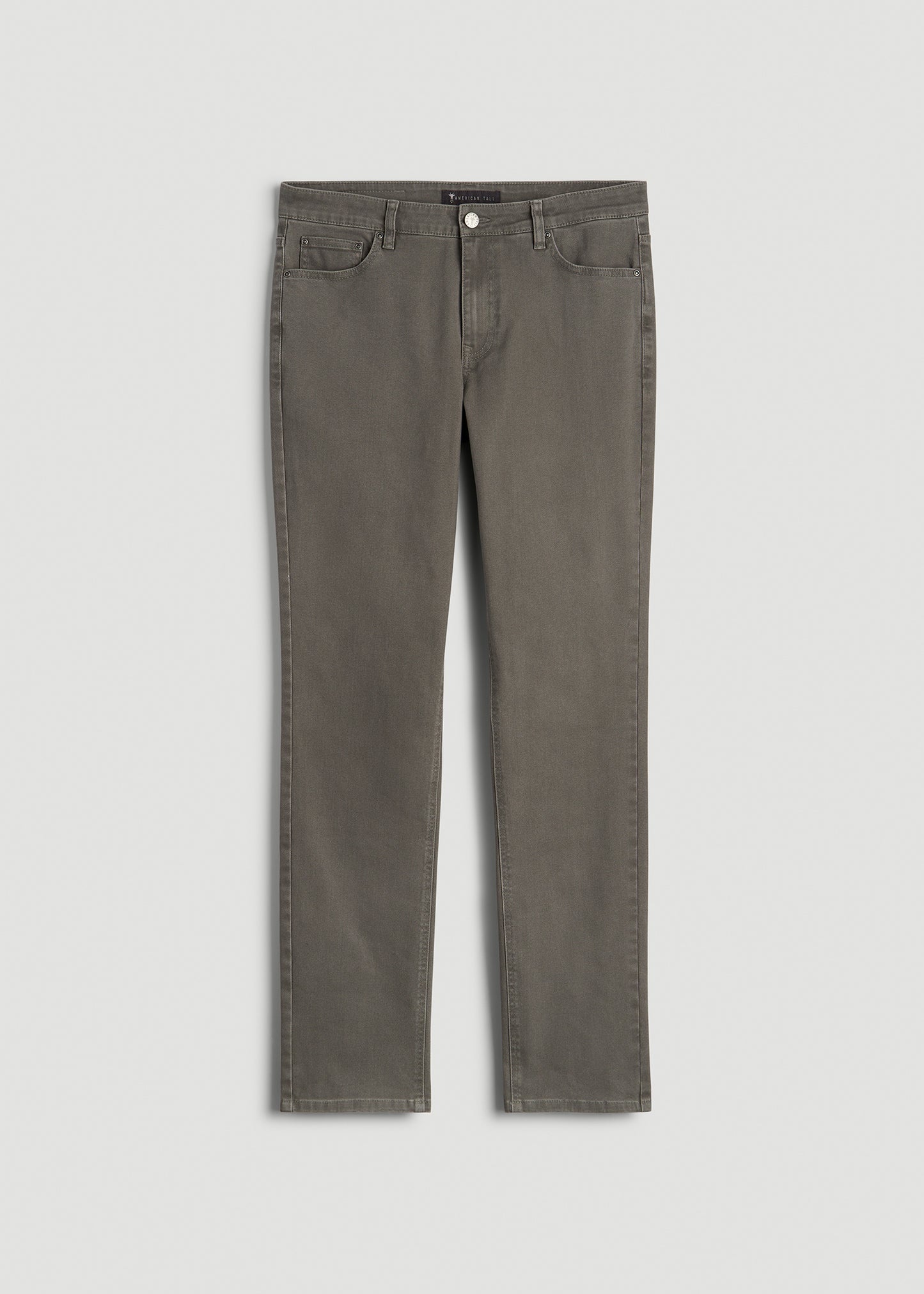 Dylan Slim Fit Colored Jeans for Tall Men in Sage