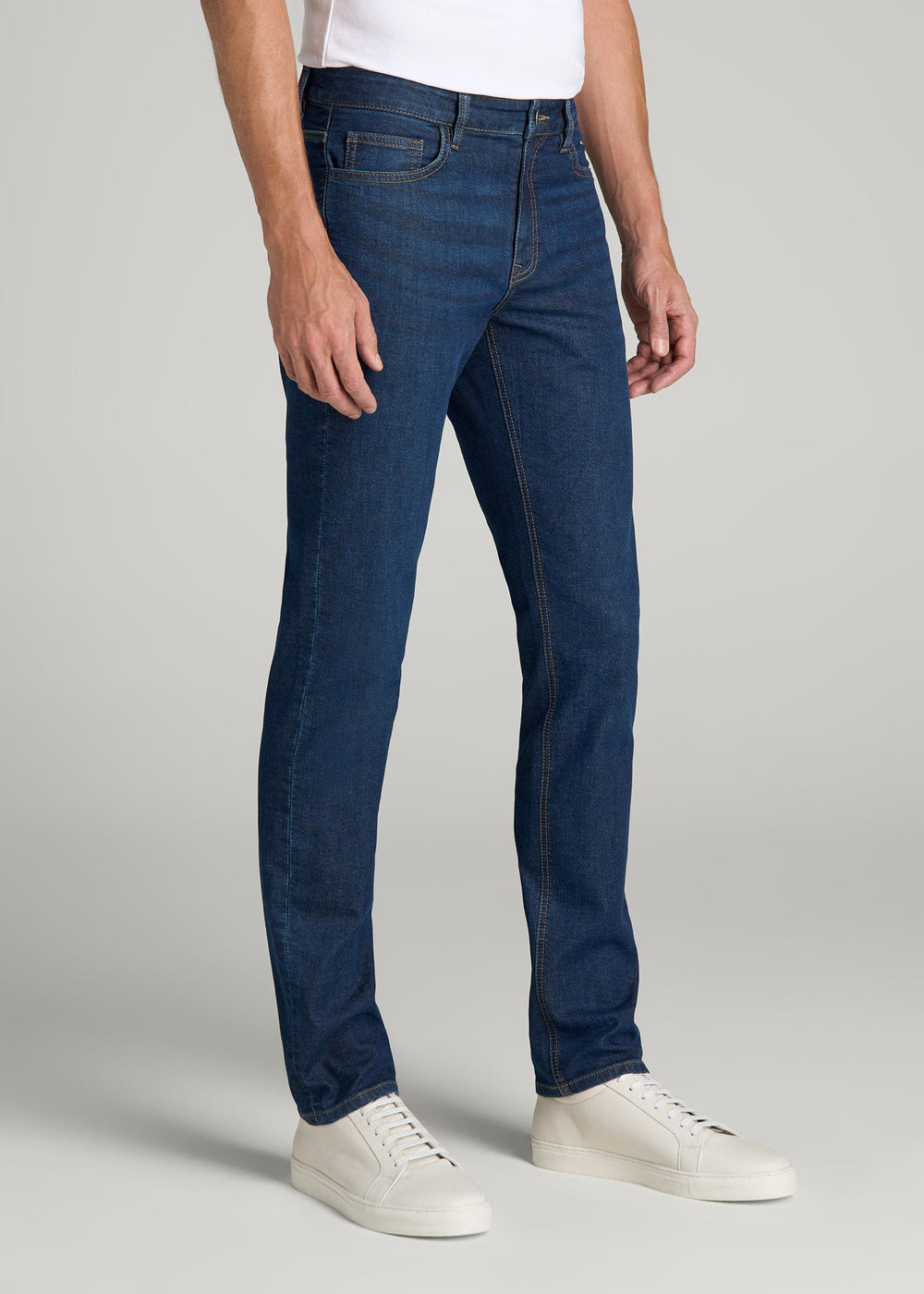 Dylan Slim Fit Fleeced Jeans for Tall Men | American Tall