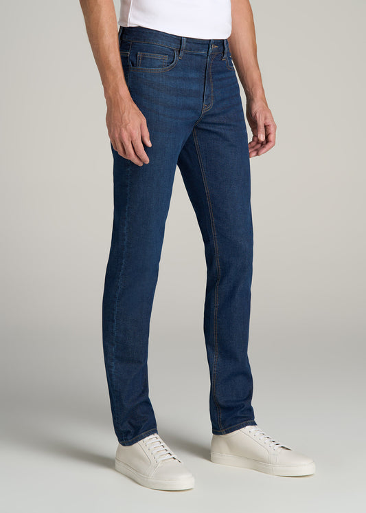 Dylan SLIM-FIT Fleeced Jeans for Tall Men in Colorado Blue Wash