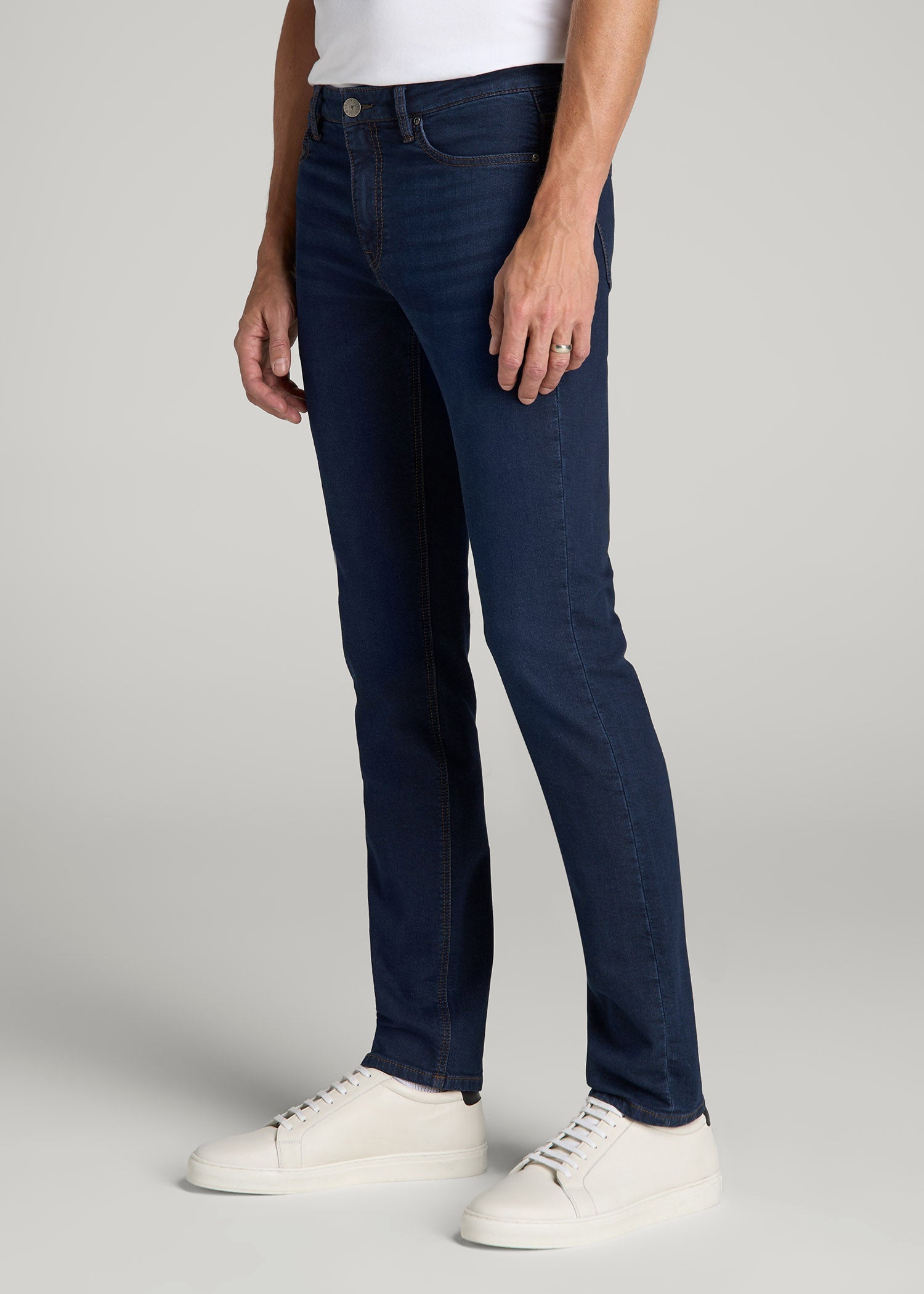 Dylan Slim Fit Fleeced Jeans for Tall Men | American Tall