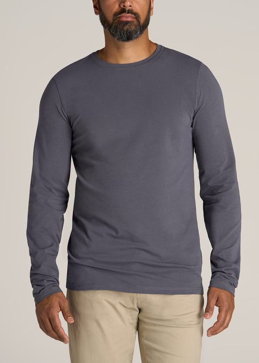 Polar Fleece 3-Snap Pullover Sweatshirt for Tall Men | American Tall