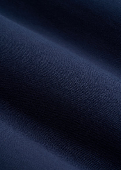 The Essential Modern Fit Crewneck Long Sleeve Tee for Tall Men in Navy
