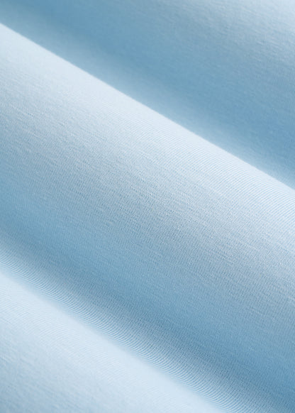 The Essential Modern Fit V-Neck Tee for Tall Men in Ice Blue