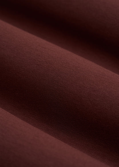 The Essential Modern Fit V-Neck Tee for Tall Men in Rum Raisin