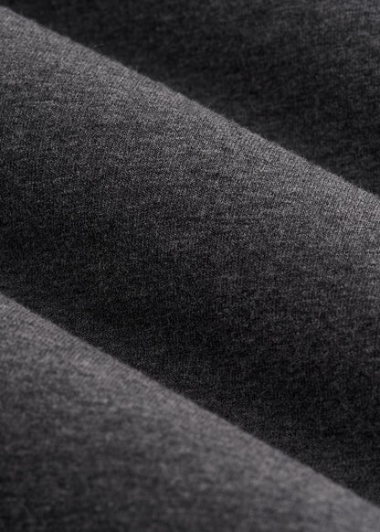 The Essential SLIM-FIT Long Sleeve Tee for Tall Men in Charcoal Mix