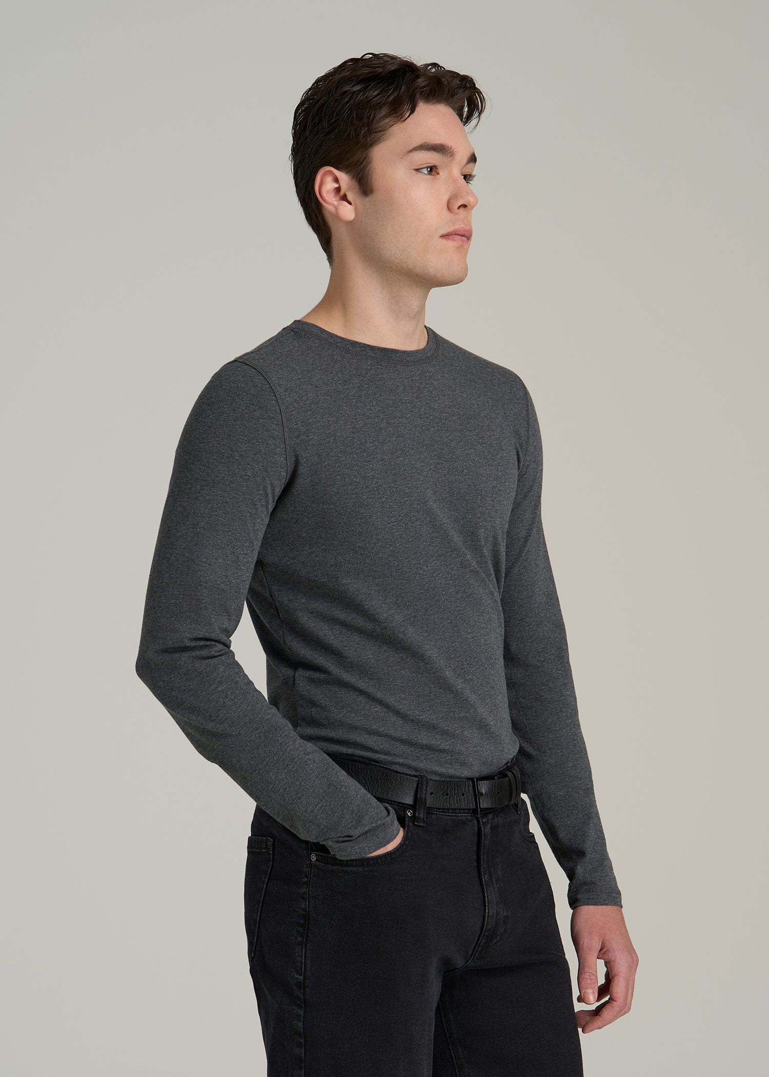 Original Essentials Slim-Fit Tall Long Sleeve Shirt American Tall