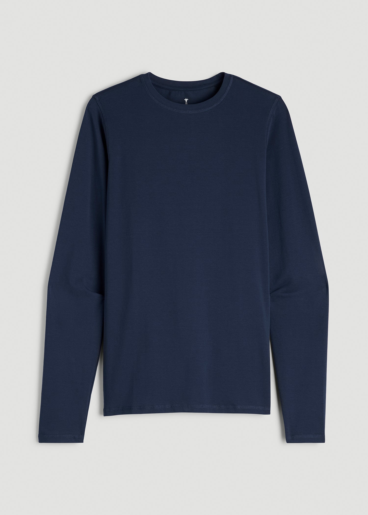 NH. TEE LS-2 Sサイズ NAVY Men's Tall Essential Tees Slim Fit Ls Crewneck Navy | American Tall