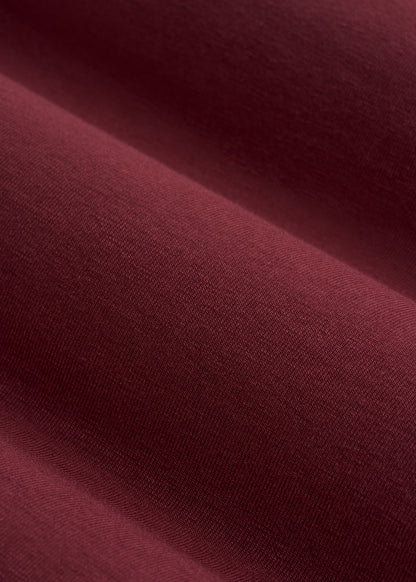 Essential Tees Slim Fit Long Sleeve Tee for Tall Men in Tawny Port