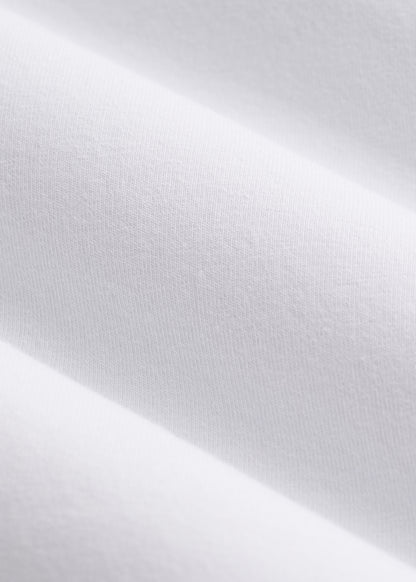 The Essential SLIM-FIT Long Sleeve Tee for Tall Men in White