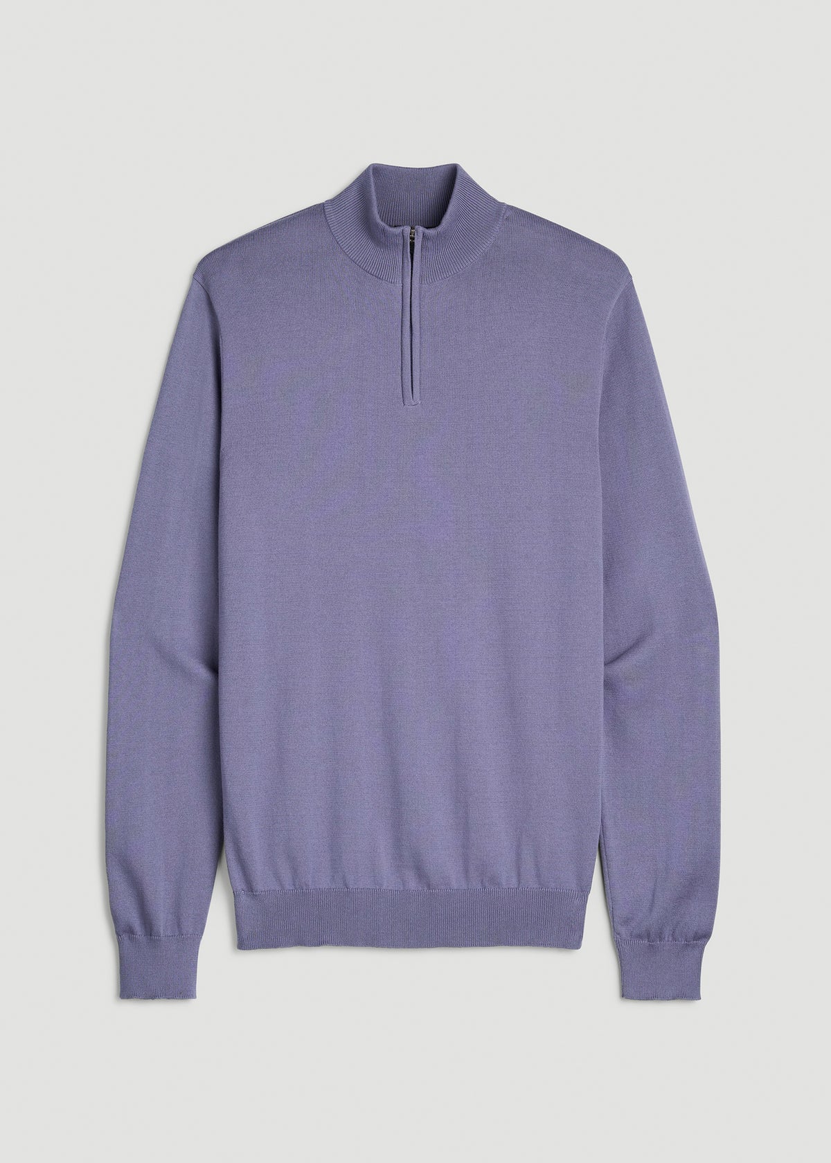 Everyday  Quarter Zip Sweater for Tall Men in Blue Granite
