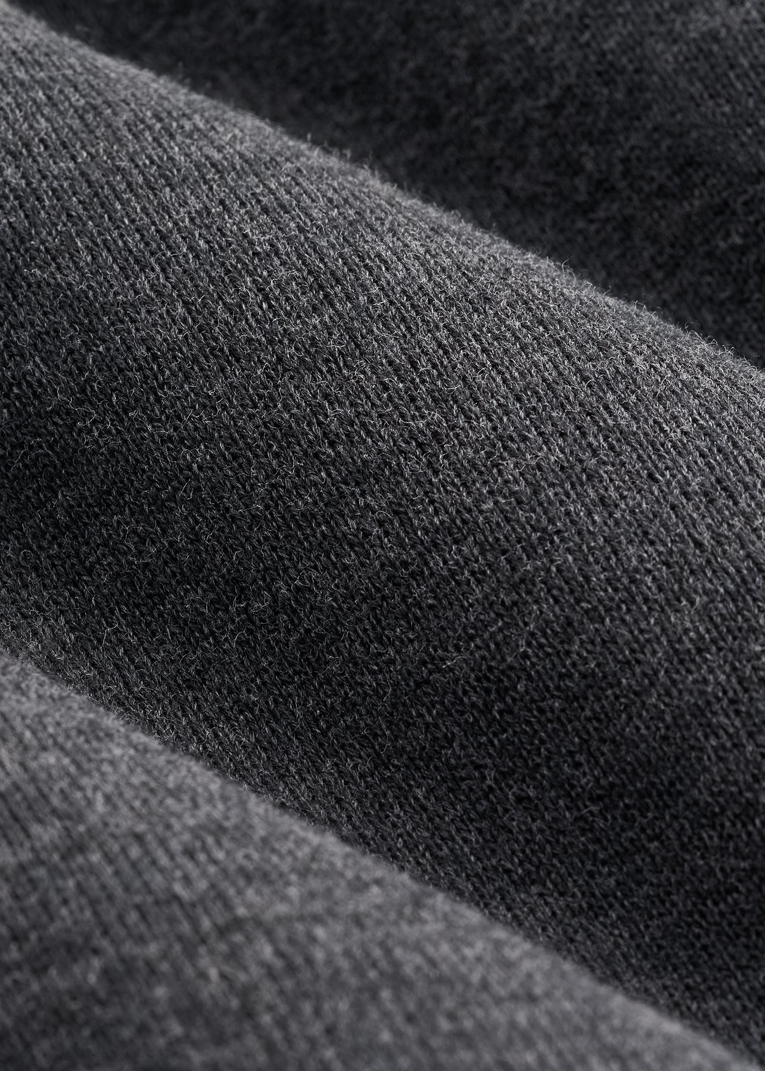 Everyday Quarter-Zip Sweater for Tall Men in Charcoal Mix