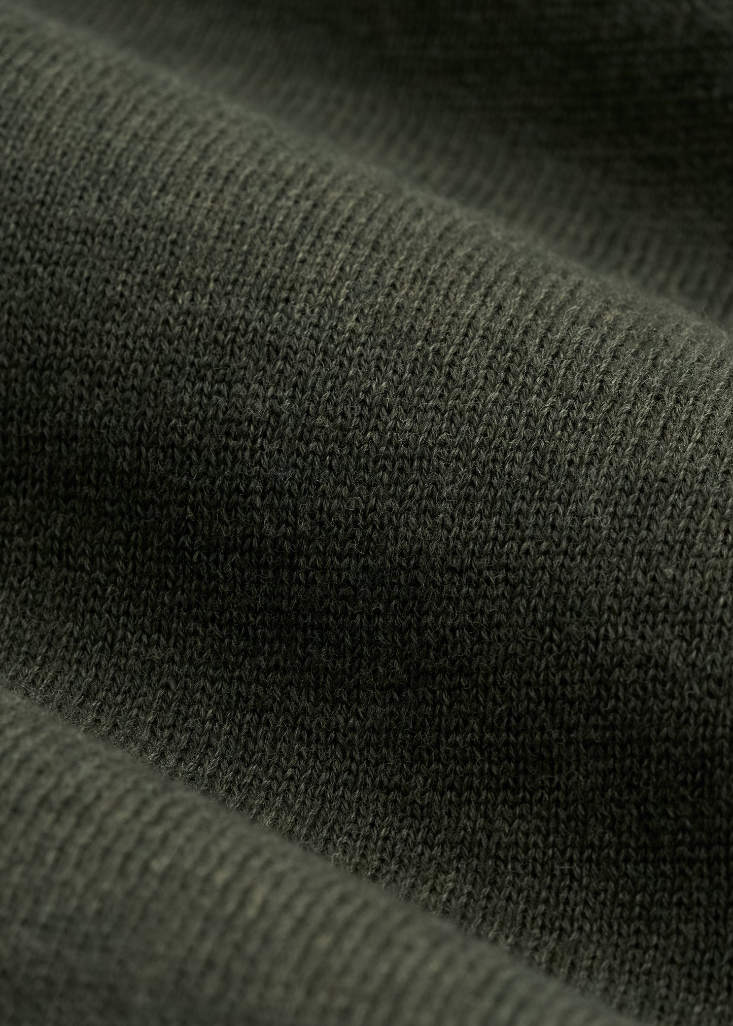 Everyday Quarter-Zip Tall Men's Sweater in Dark Olive Green