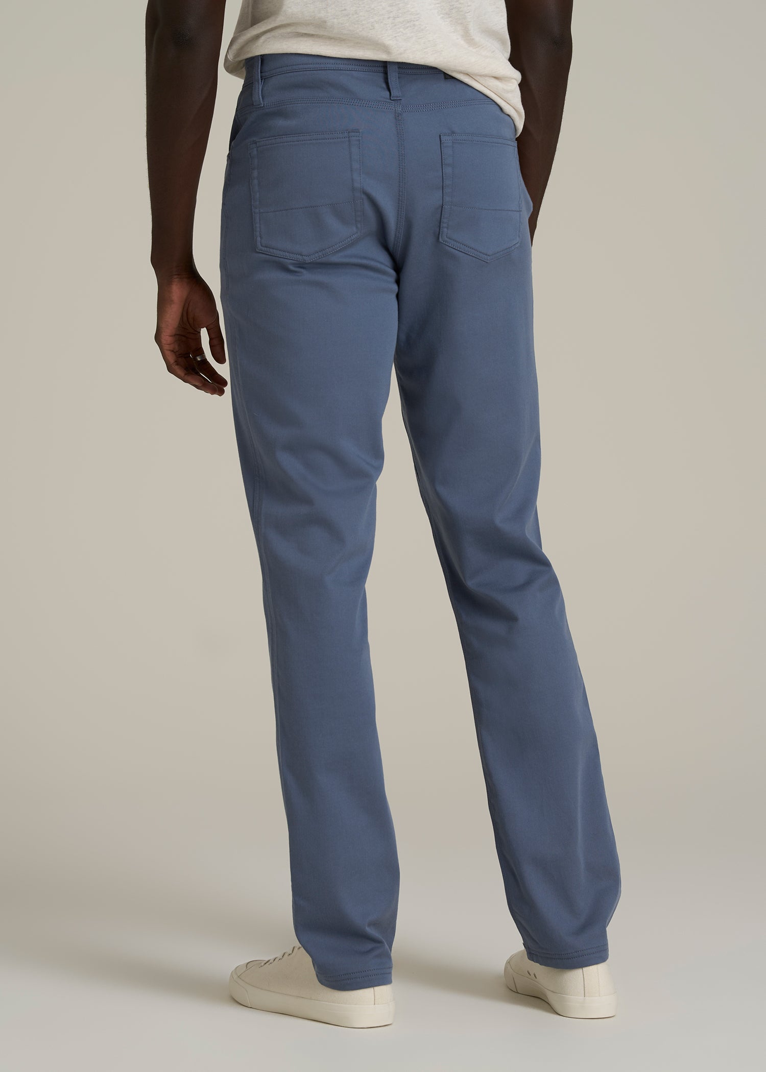 Everyday Comfort 5-Pocket TAPERED-FIT Pant for Tall Men in Blue Slate