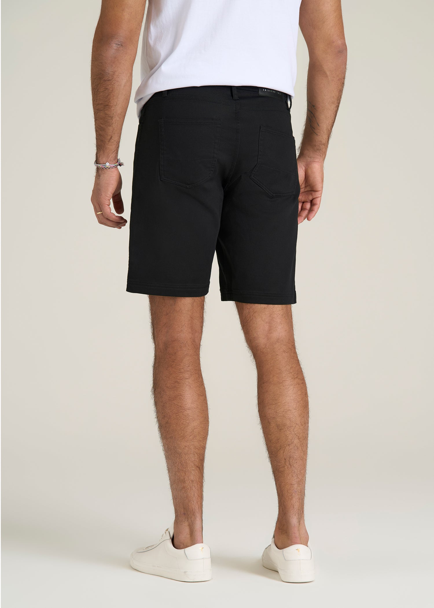 Everyday Comfort 5 Pocket Short for Tall Men in Black