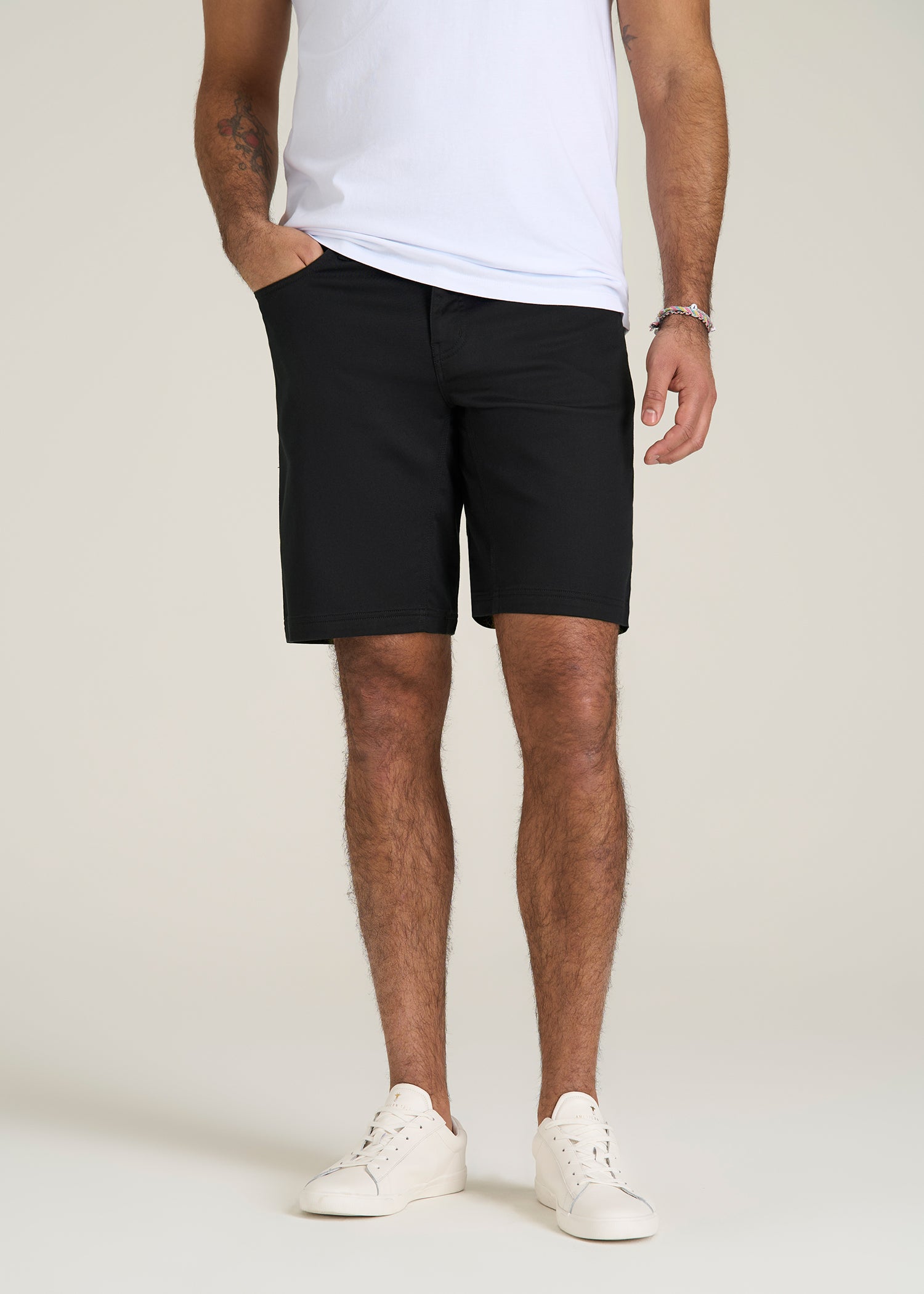 Everyday Comfort 5 Pocket Short for Tall Men in Black