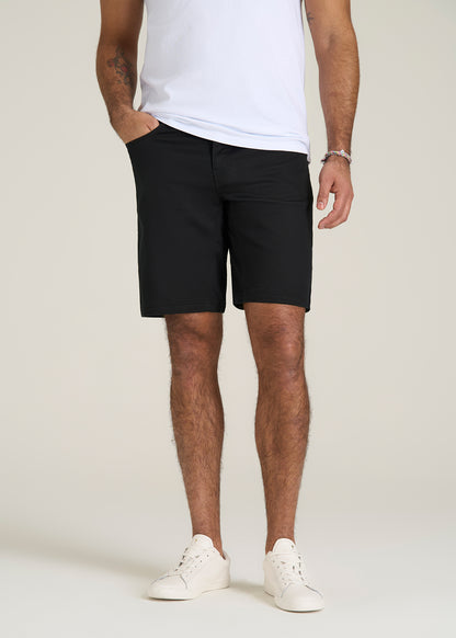 Everyday Comfort 5 Pocket Short for Tall Men in Black
