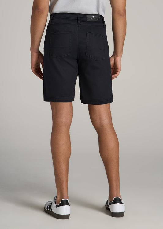 Everyday Comfort 5 Pocket Short for Tall Men in Black