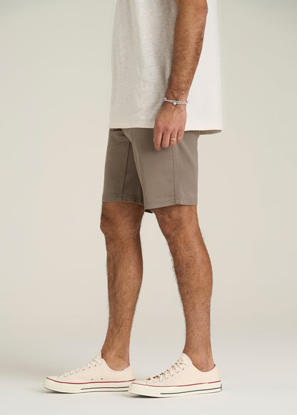 Everyday Comfort 5 Pocket Short for Tall Men in Dark Sand