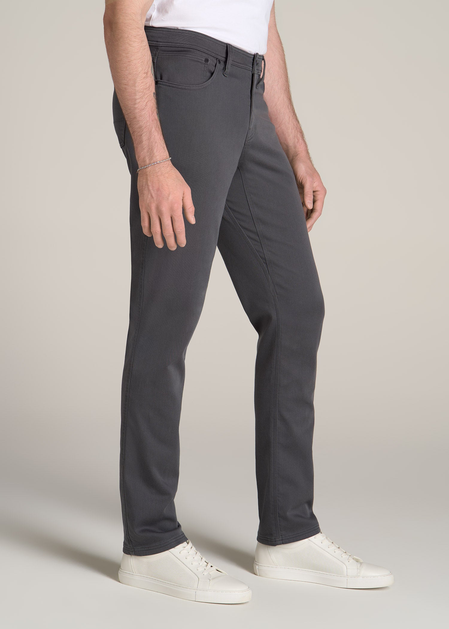 J1 Straight Leg Five-Pocket Pants For Tall Men Black