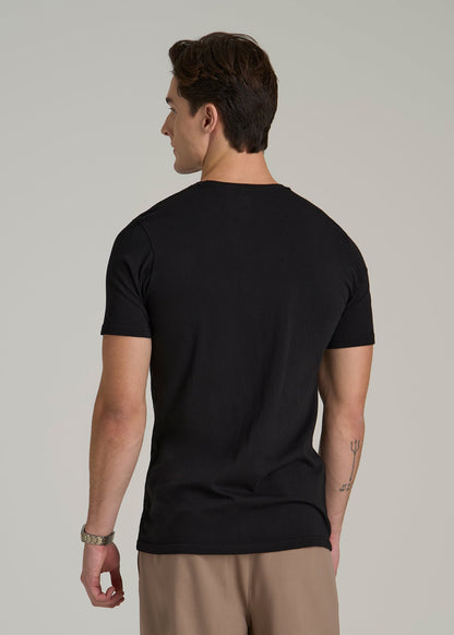 The Everyday Regular Fit Crewneck T-Shirt for Tall Men in Black
