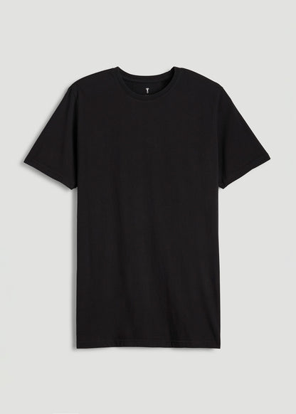 The Everyday Regular Fit Crewneck T-Shirt for Tall Men in Black
