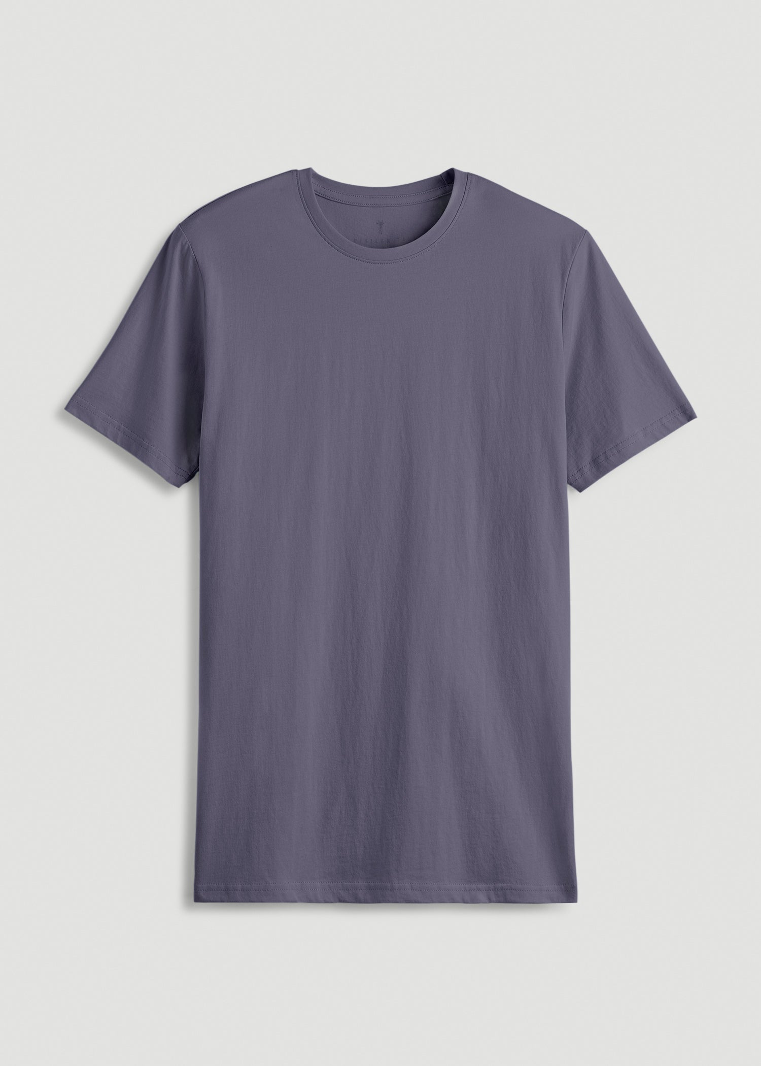 The Everyday Regular Fit Crewneck T-Shirt for Tall Men in Grey Blue