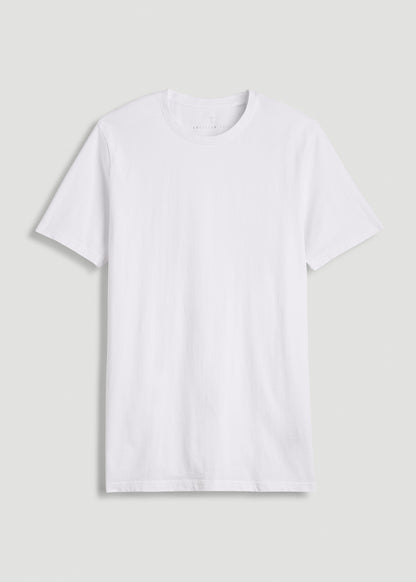 The Everyday Regular Fit Crewneck T-Shirt for Tall Men in White