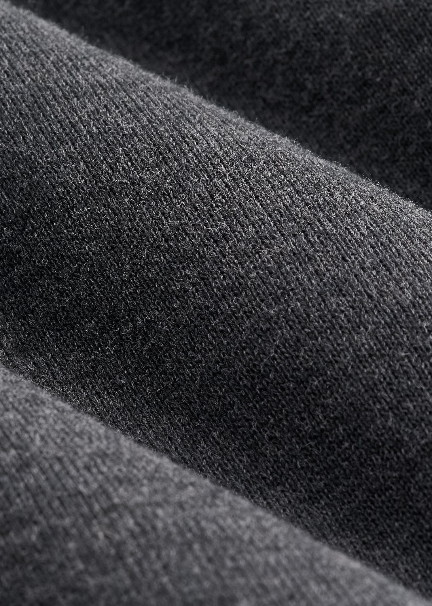 Everyday Crewneck Sweater for Tall Men in Charcoal Mix