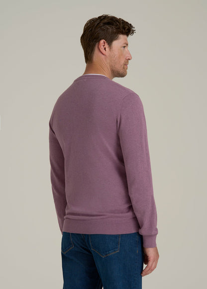 Everyday Crewneck Sweater for Tall Men in Grapeade
