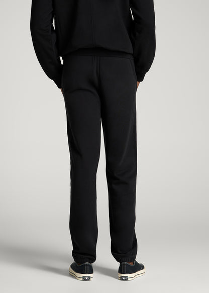 Everyday Fleece Cinched Bottom Sweatpants for Tall Men in Black