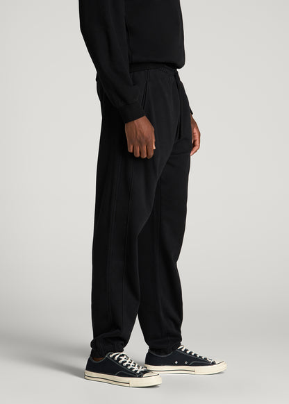 Everyday Fleece Cinched Bottom Sweatpants for Tall Men in Black