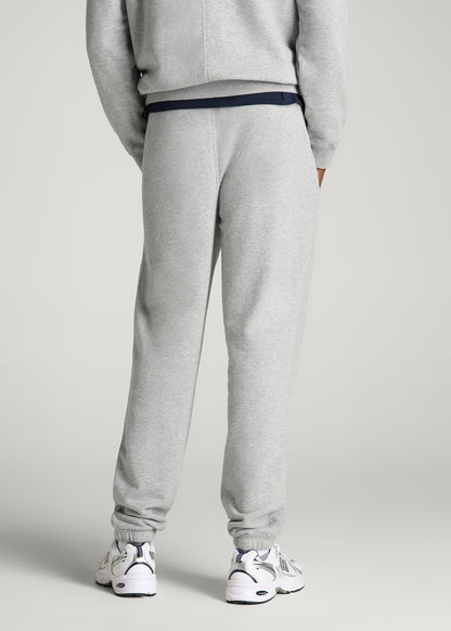 Everyday Fleece Cinched Bottom Sweatpants for Tall Men in Grey Mix