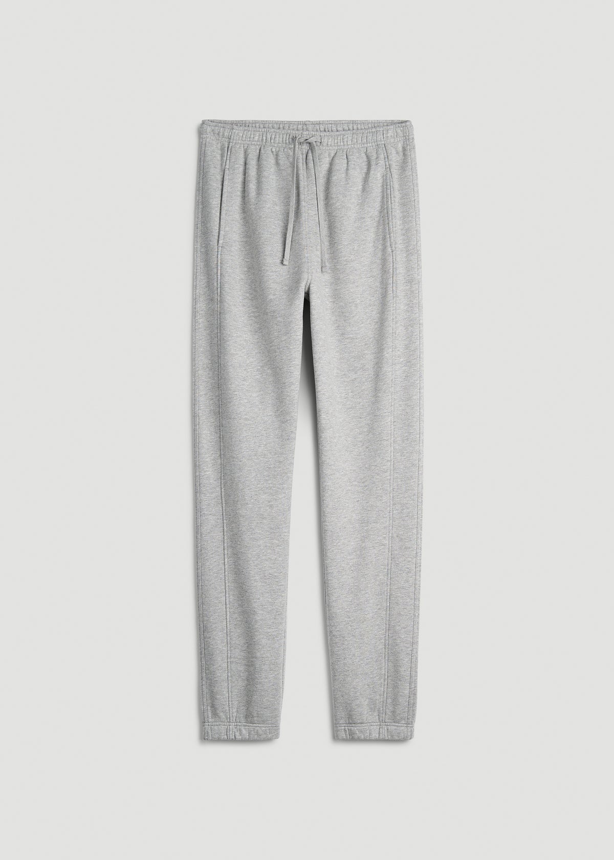 Everyday Fleece Cinched Bottom Sweatpants for Tall Men in Grey Mix