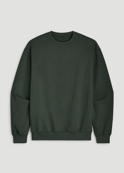 Everyday Fleece Crewneck for Tall Men in Boreal Forest