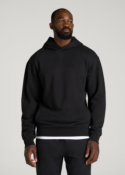 Everyday Fleece Popover Hoodie for Tall Men in Black