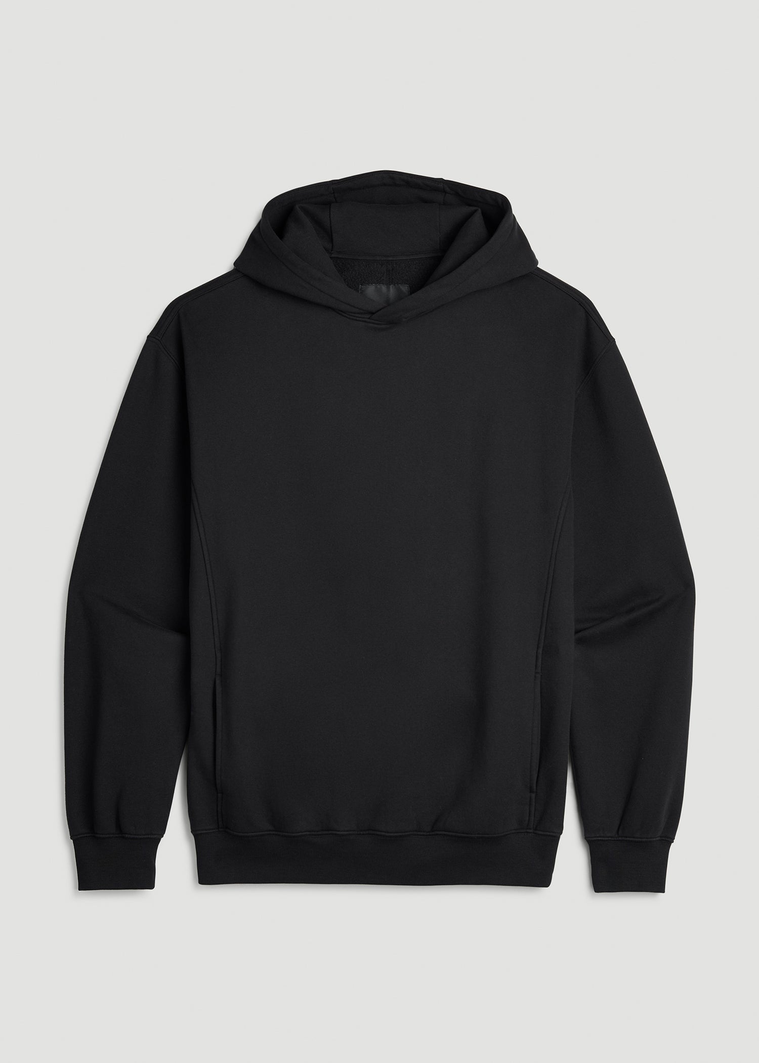 Everyday Fleece Popover Hoodie for Tall Men in Black