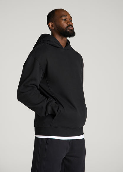 Everyday Fleece Popover Hoodie for Tall Men in Black