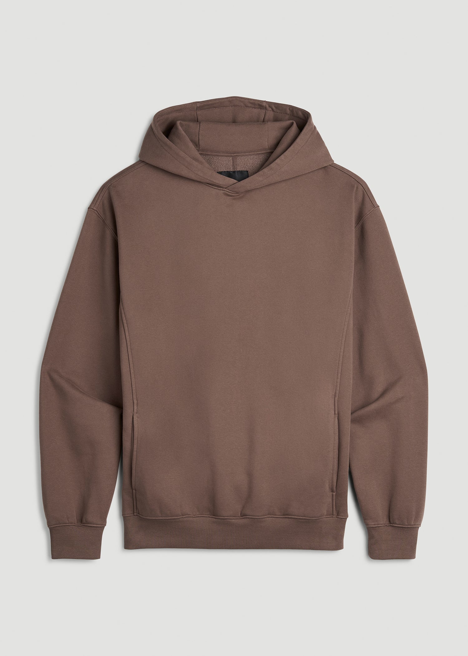 Everyday Fleece Popover Hoodie for Tall Men in Coffee Quartz