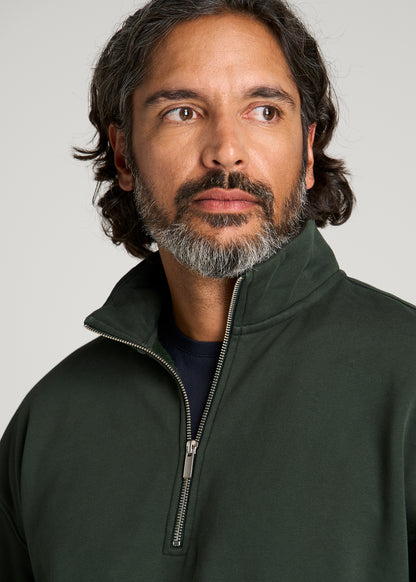 Everyday Fleece Quarter Zip for Tall Men in Boreal Forest