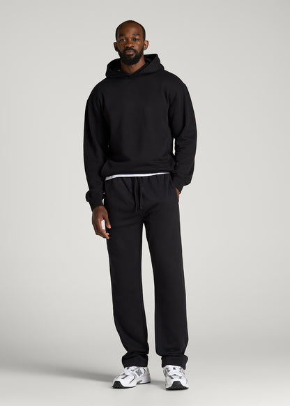 Everyday Fleece Straight Leg Sweatpants for Tall Men in Black