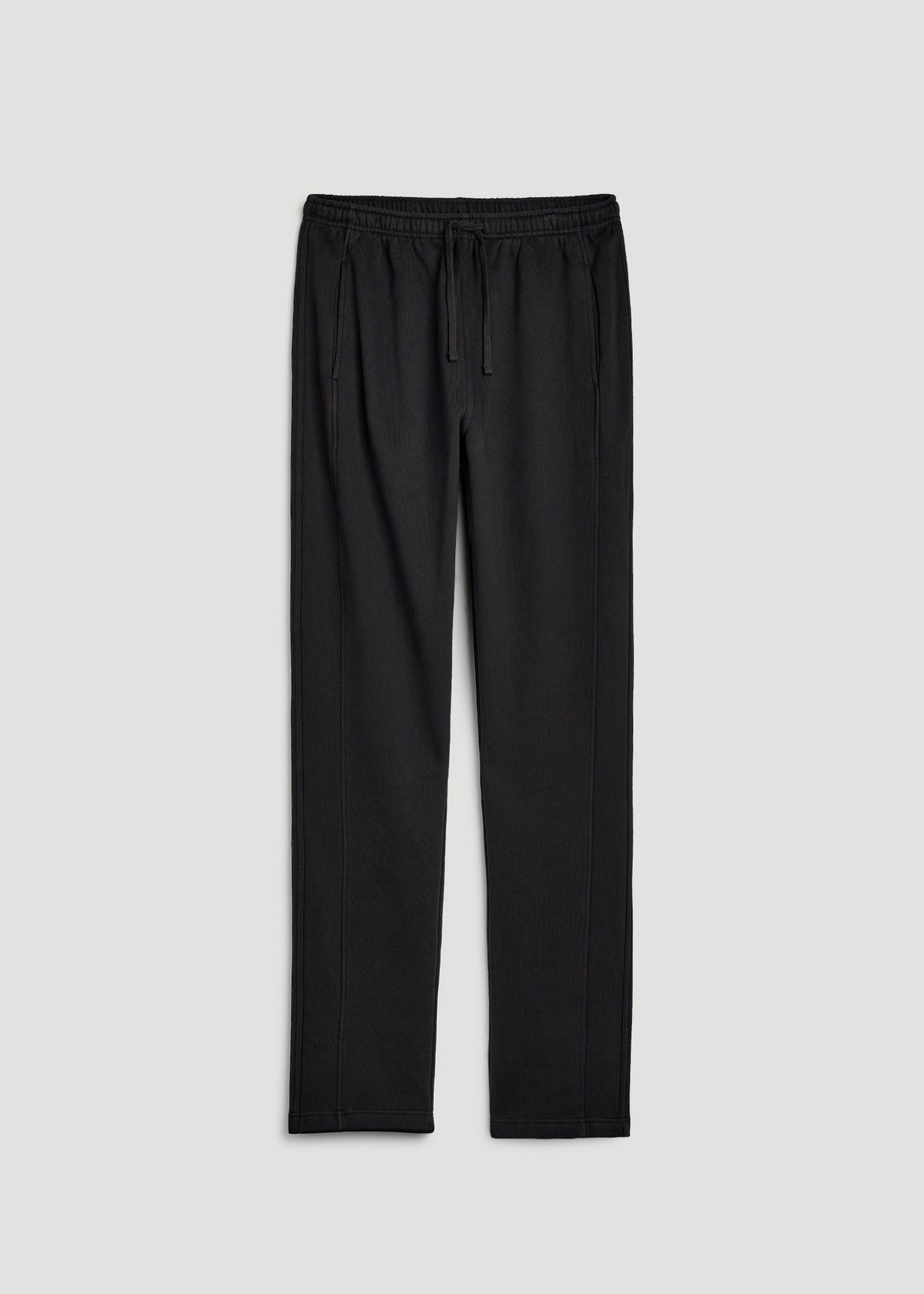 Everyday Fleece Straight Leg Sweatpants for Tall Men in Black