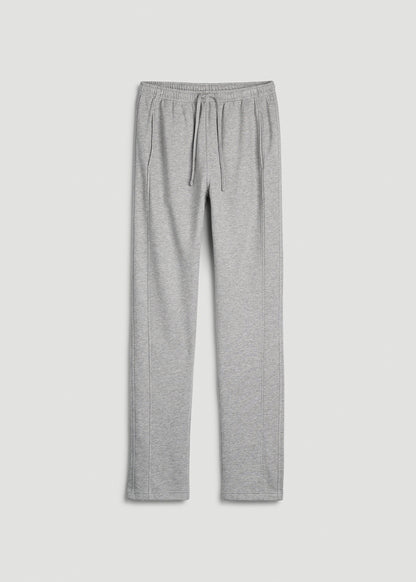 Everyday Fleece Straight Leg Sweatpants for Tall Men in Grey Mix