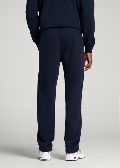 Everyday Fleece Straight Leg Sweatpants for Tall Men in Royal Navy